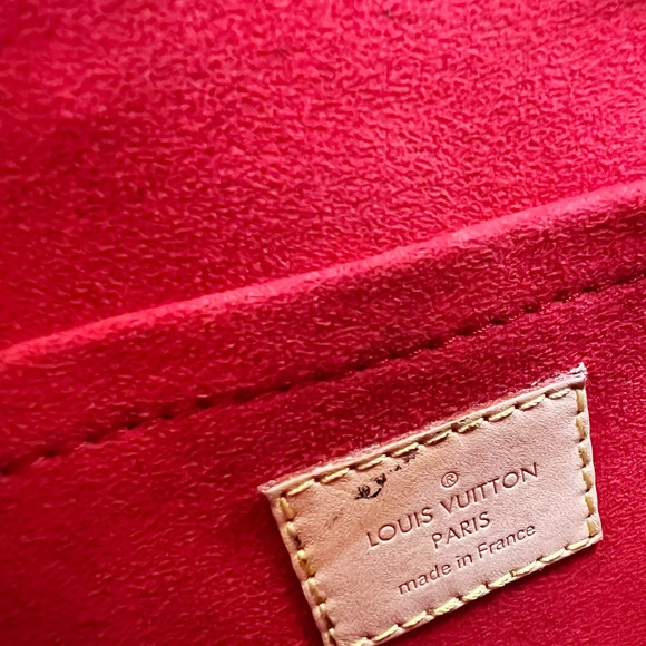 Louis Vuitton small satchel brown red - Picture 9 of 10